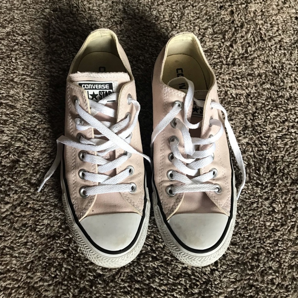 Light Pink Converse Sneakers